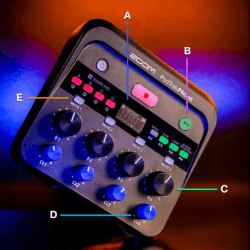 Zoom PodTrak P4next Portable Multitrack Podcast Recorder