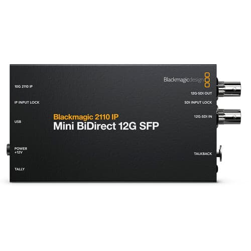 Blackmagic Design - 2110 IP Mini BiDirect 12G SFP Converter - imagem 2