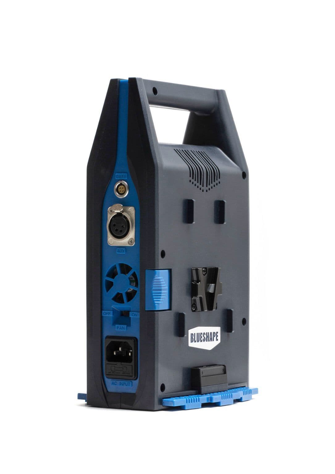 BLUESHAPE Dual V-Mount 6A: visão completa do carregador de viagem profissional