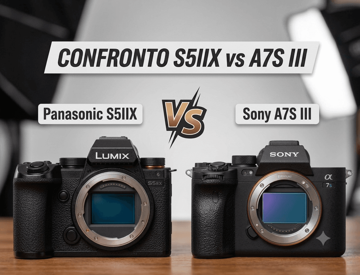Panasonic S5IIX vs Sony A7S III: qual mirrorless full frame vale mais a pena para vídeo profissional?