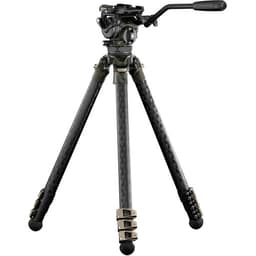 Tilta - Cabeça fluida Cine de 75 mm com pernas de tripé de fibra de carbono de 3 estágios (Forest Camo) - miniatura 2