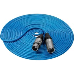 Kondor Blue - Cabo de áudio 3-Pin XLR Male para 3-Pin XLR Female (25') - miniatura 3