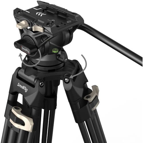 SmallRig - AD-01 Tripé Resistente com Cabeça Fluída
