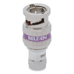 Belden - Conector de compressão Mini RG59 BNC Belden de 6 GHz (Pack 50)