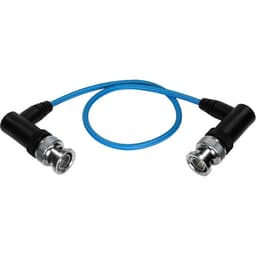 Kondor Blue - Cabo BNC 3G-SDI ultrafino em ângulo reto (30,5cm/Blue)