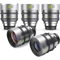 NiSi ATHENA Tuned Prime - Kit de 5 Lentes T2.4/1.9 Full-Frame com Case (PL Mount)
